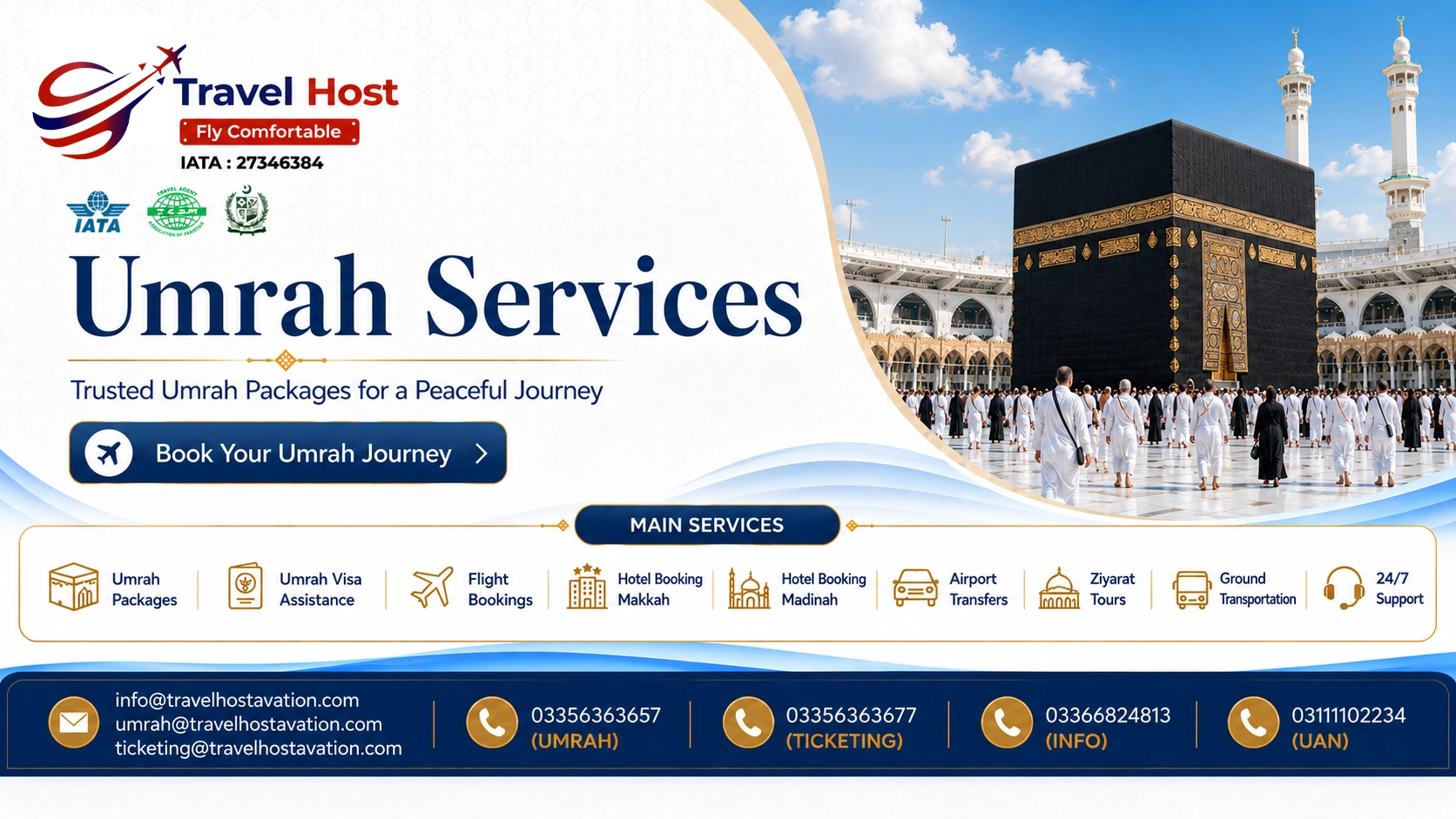 travel host umrah services banner