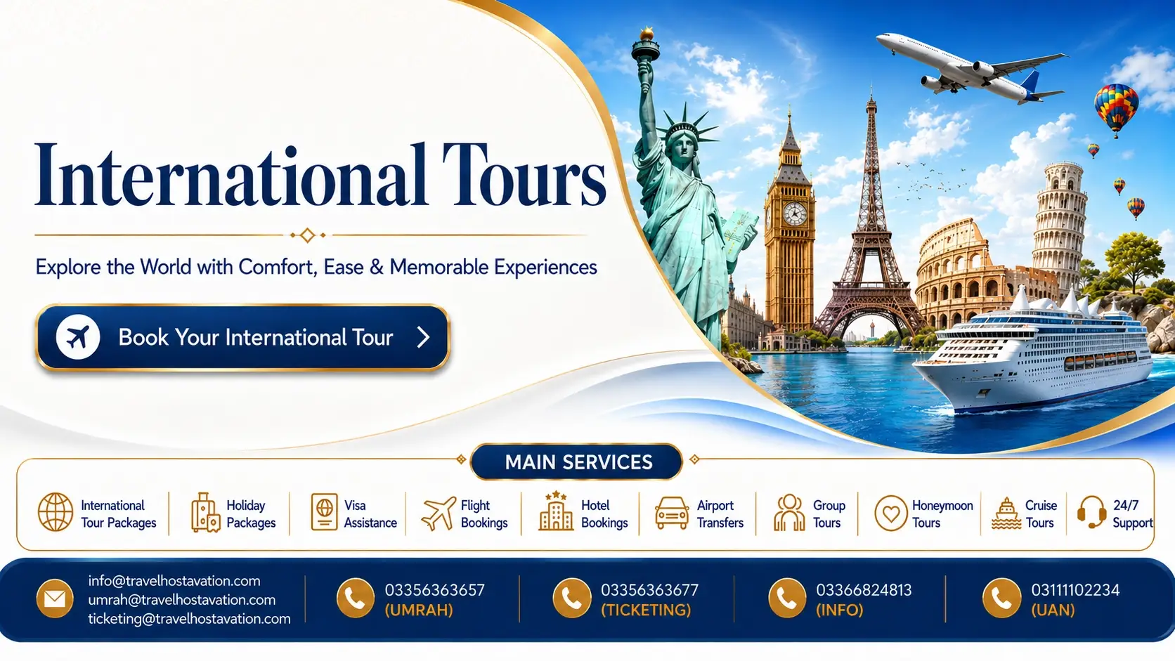 travel host international tours banner