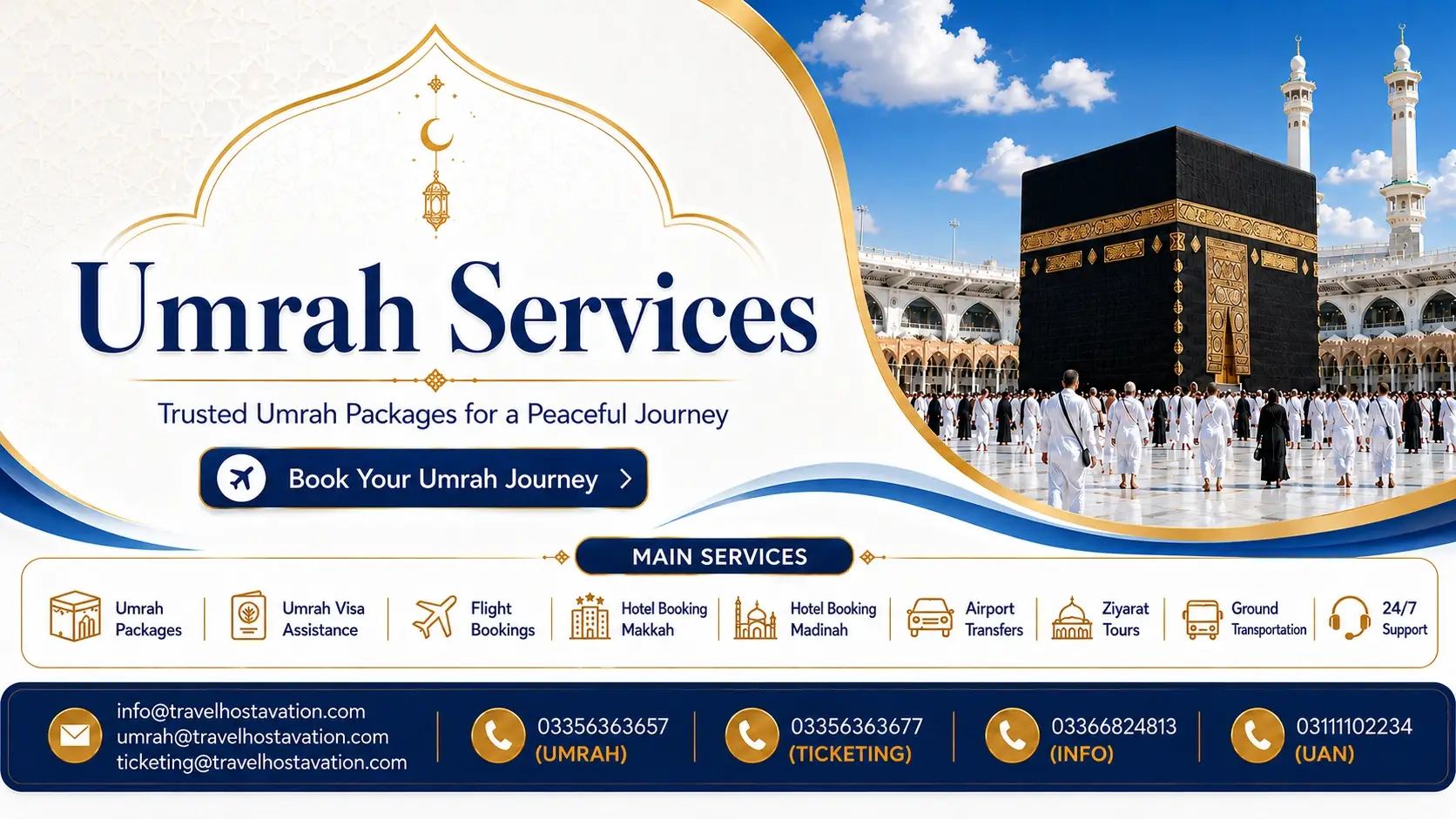 travel host umrah services banner
